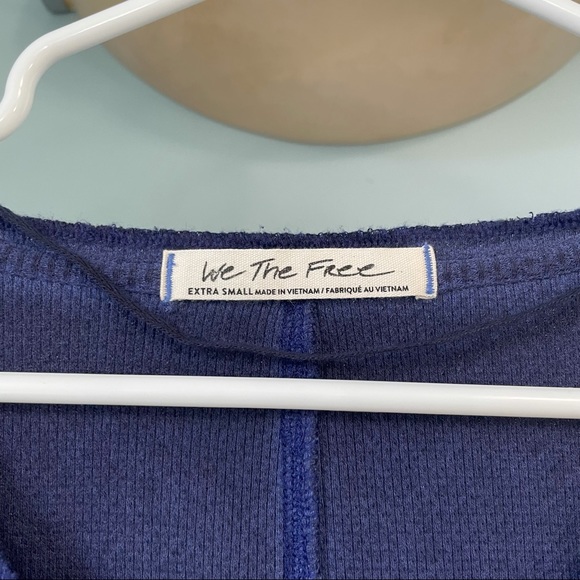 SOLD NWOT Free People Dark Side Thermal Top - Picture 5 of 8